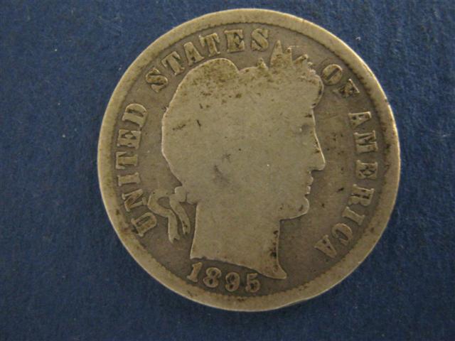 1895-s Barber Dime Obverse